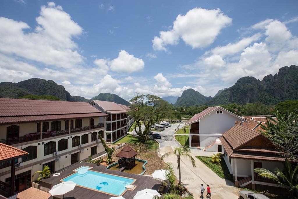 Thavisouk Riverside Hotel Vang Vieng Luaran gambar