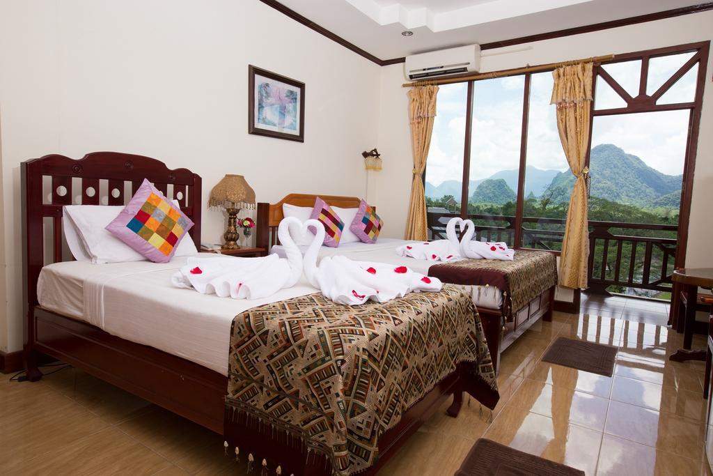 Thavisouk Riverside Hotel Vang Vieng Luaran gambar