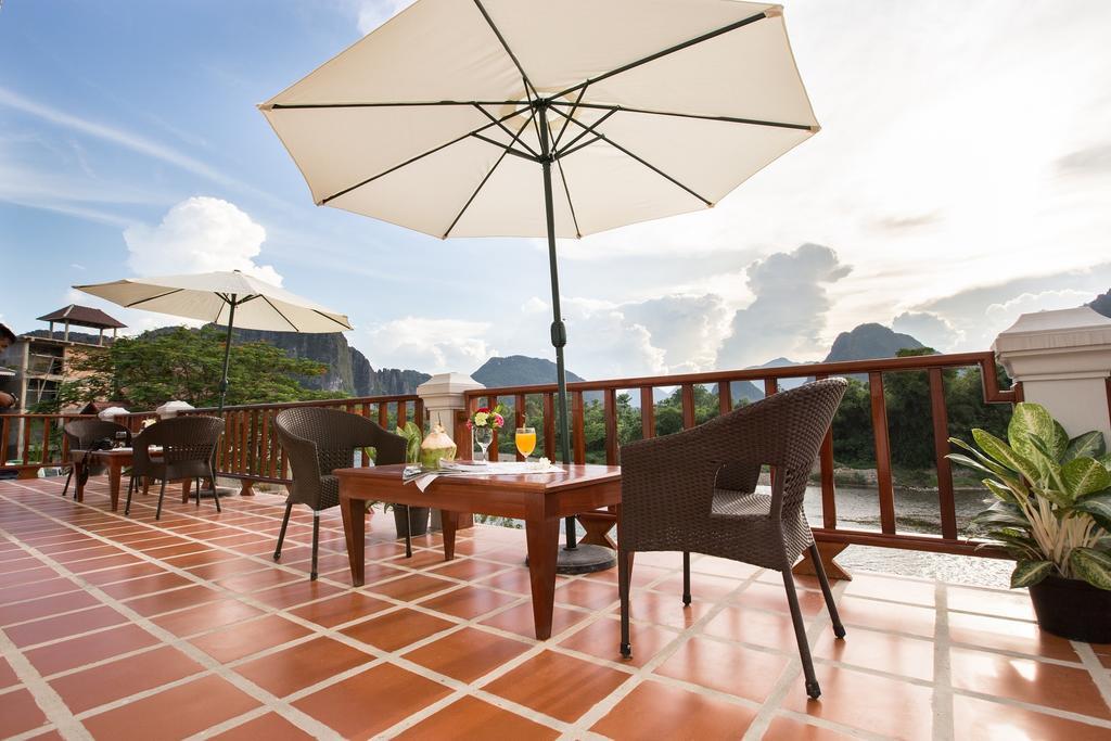 Thavisouk Riverside Hotel Vang Vieng Luaran gambar