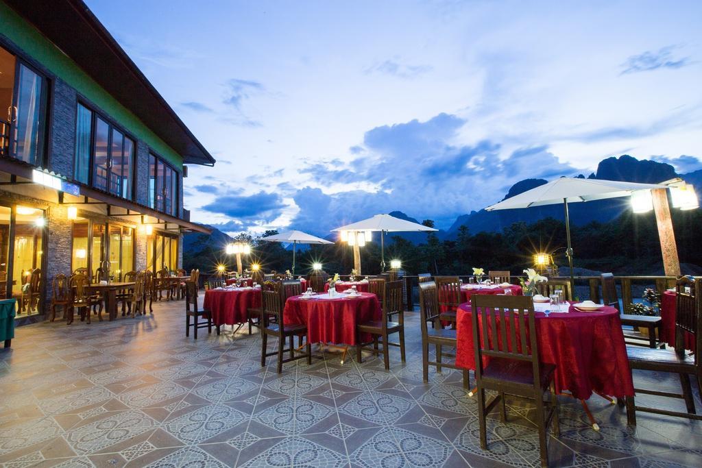 Thavisouk Riverside Hotel Vang Vieng Luaran gambar