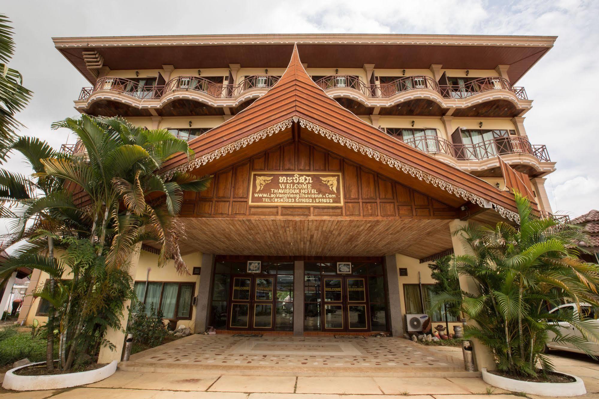 Thavisouk Riverside Hotel Vang Vieng Luaran gambar